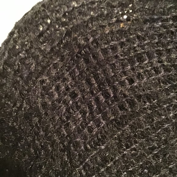 Lazio Boutique Mohair Knit Tapestry Detail Open Front Cardigan SIze L - Picture 11 of 13